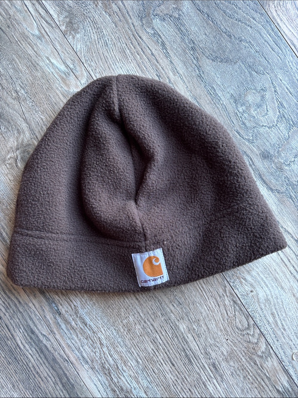 Carhartt Brown Fleece Beanie